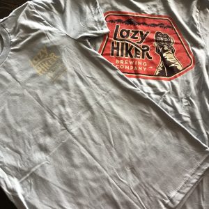 Shirts; SS Powder Blue Red Logo Back