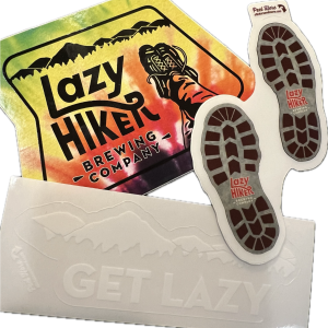 Lazy Hiker Stickers