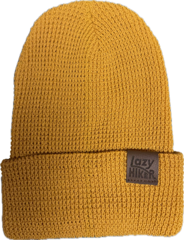 BEANIES: Camel - Waffle Knit