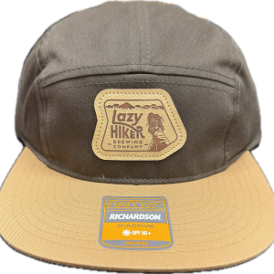 HATS: 217- Dark Loden/Biscuit - Faux Leather Patch