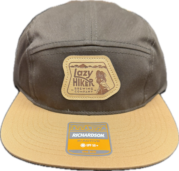 HATS: 217- Dark Loden/Biscuit - Faux Leather Patch